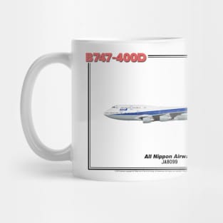 Boeing B747-400D - All Nippon Airways (Art Print) Mug